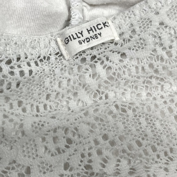 3/$30 ✨ Gilly Hicks Off-White Frilly Ruching Lace Unlined Bralette Size SMALL - Picture 6 of 6